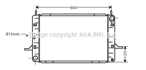 AVA QUALITY COOLING Radiators, Motora dzesēšanas sistēma FDA2123